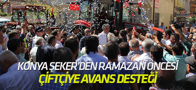 Konya Şeker, Çiftçiler Günü kutlamasını avans desteği ile sürdürdü