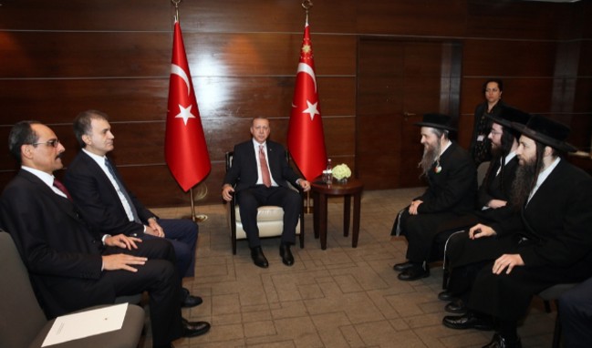 Erdoğan ile görüşen Haham'dan dünyaya mesaj!