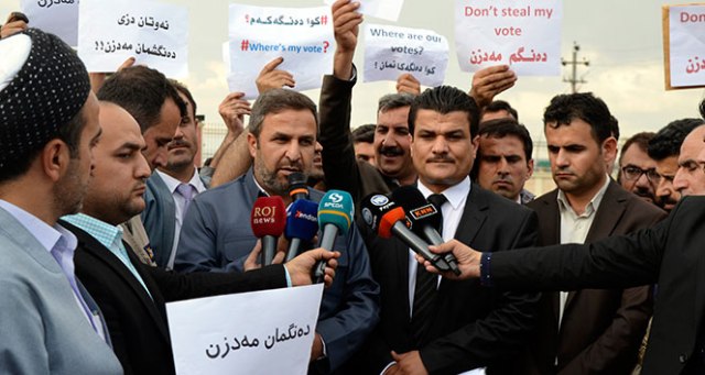 IKBY’de muhalif partilerden protesto