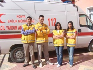 Altınekin, 112 Acil Servis ile tanıştı