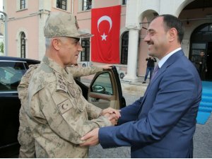 Orgeneral Arif Çetin'den Elazığ Valisi Çetin Kaldırım'a ziyaret