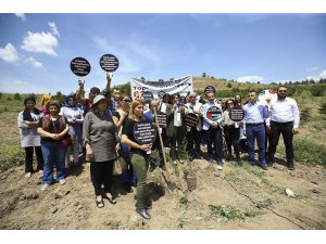 Sağlık-Sen'den 62 Filistinli için 62 fidan