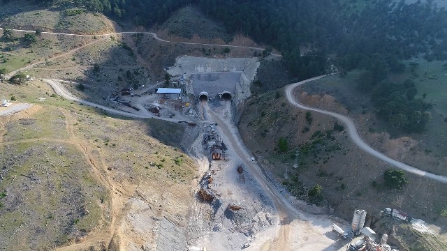 Konya-Antalya yolunda çalışmalar sürüyor
