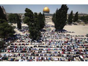 Mescid-i Aksa’da ramazan ayının son cuması