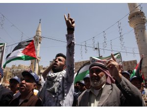 Ürdün'de Filistin'e destek gösterisi