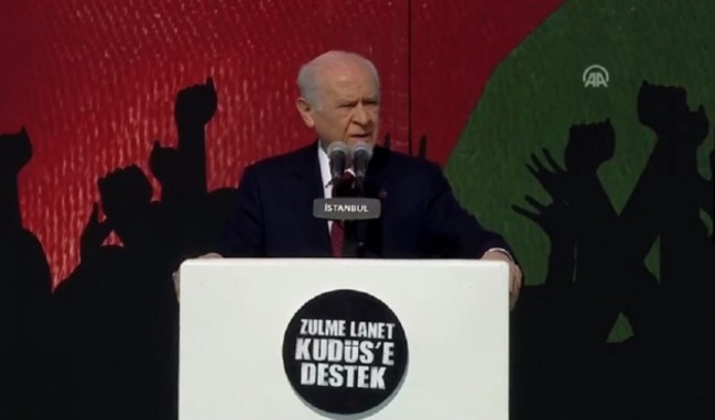 Bahçeli: Kudüs düşerse, Ankara kaybeder!