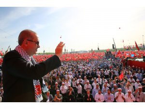 "Zulme Lanet Kudüs'e Destek" mitingi