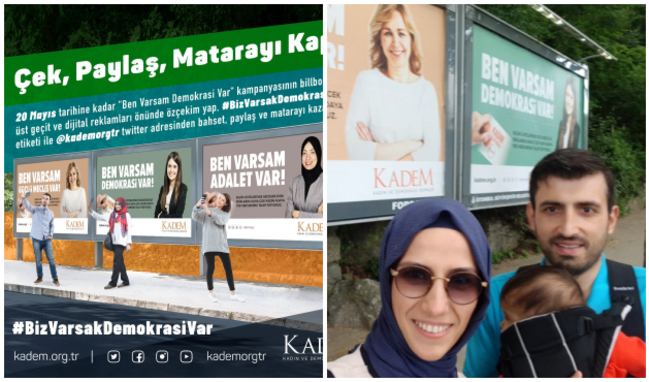 "Biz Varsak Demokrasi Var" kampanyasına çok özel destek!