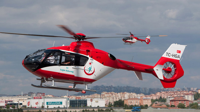 Ambulans helikopterlerle 29 bine yakın hasta taşındı