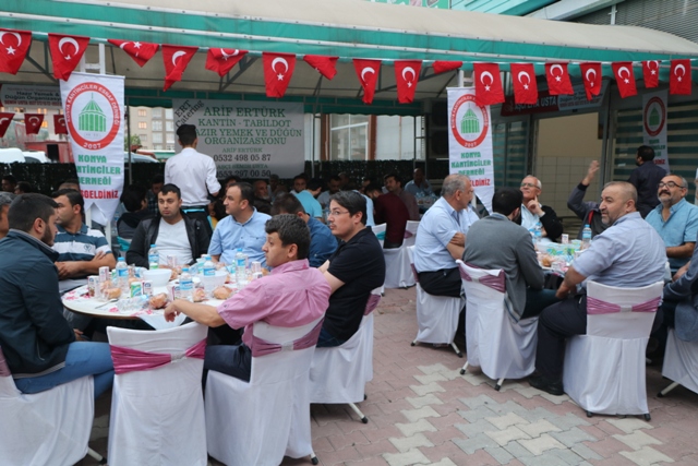 Kantinciler iftarda buluştu