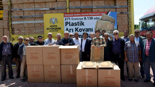 Büyükşehir’den arı üreticisine destek