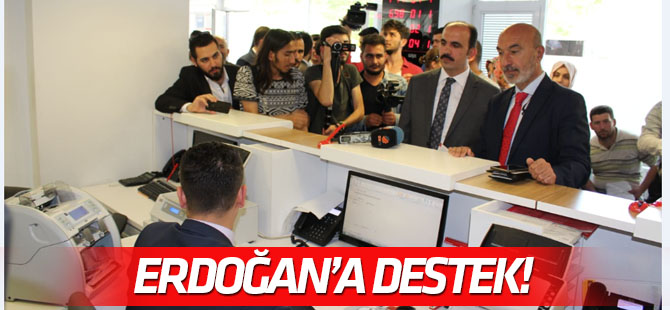 Konya’dan Erdoğan’a destek