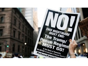 New York'ta Trump'a protesto