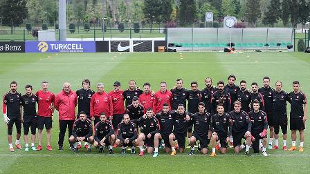 A Milli Futbol Takımı, hazırlıklarını sürdürdü