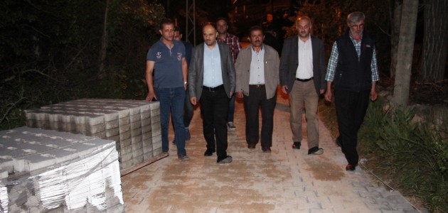 Beyşehir'de gece mesaisi