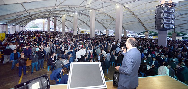 "İftar sofralarında kardeşliğimizi ilan ediyoruz"