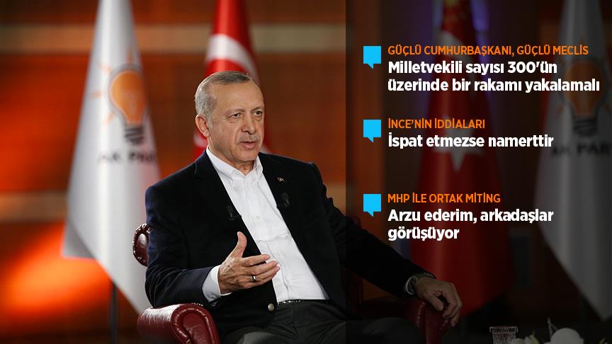 Erdoğan'dan Bahçeli'ye ortak miting mesajı