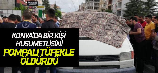 Husumetlisini, kırmızı ışıkta pompalı tüfekle öldürdü