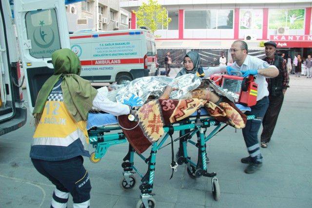Ağaçlık alana giden kadın kendini yaktı