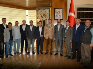 Gazetecilerden Altay’a 'hayırlı olsun' ziyareti