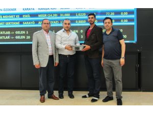 KTB'de ilk mahsul arpa satıldı