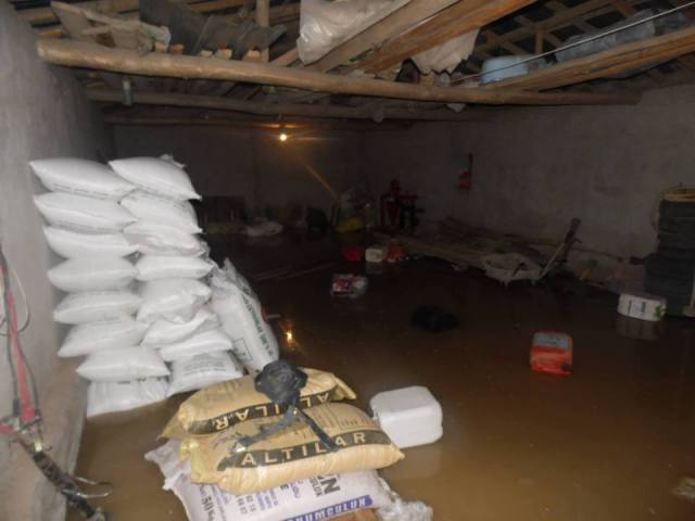 Cihanbeyli’de sağanak yağış