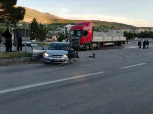 Kayseri'de trafik kazası: 1 yaralı