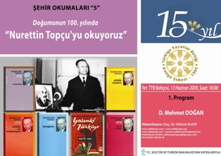 Doğan, Nurettin Topçu'yu anlatacak