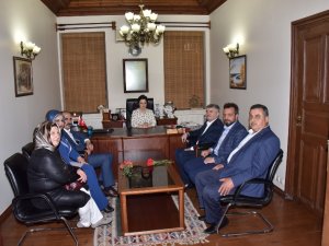 Tahir Akyürek Mimarlar Odasını ziyaret etti