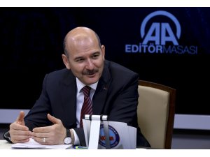 Bakan Soylu AA Editör Masası'na konuk oldu
