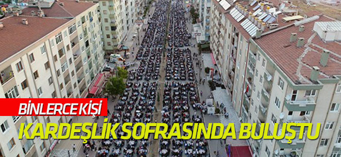 Binlerce Ereğlili Kardeşlik Sofrasında buluştu