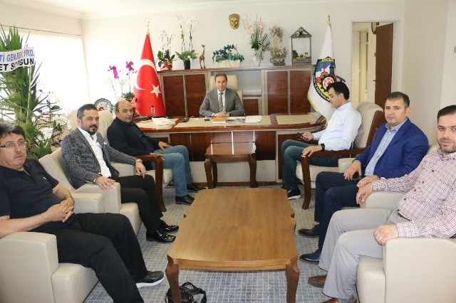 Zeki Çimen ve Ekibi KONESOB'u ziyaret etti