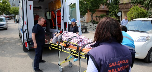 Selçuklu Belediyesi hasta nakil ambulansı ile hizmet veriyor