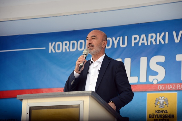 Cihanbeyli kordonboyu parkı açıldı