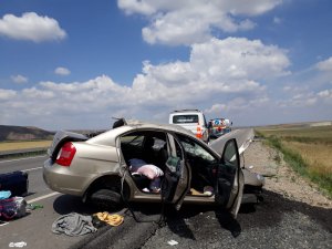 Yozgat'ta trafik kazası: 5 yaralı