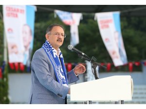 Mehmet Özhaseki, Çankırı Belediye Başkan Adaylarını açıkladı