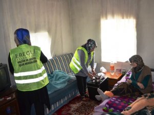 Ereğli’de evde bakım hizmeti takdir topluyor