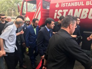 stanbul'da fabrika yangını