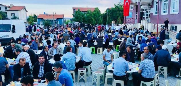 Ilgın'da mahalle iftarı