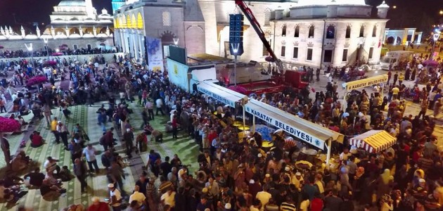 Karatay Belediyesinden Kadir Gecesi ikramı