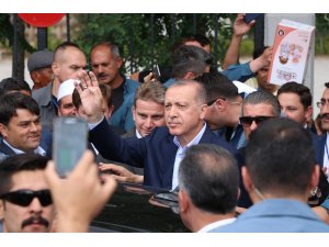 Erdoğan, Halisdemir'in kabrini ziyaret etti