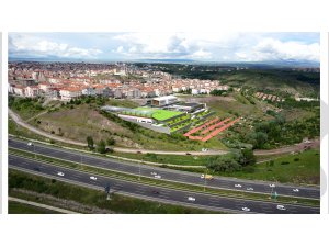 Ayyıldız Spor Kompleksine ilk kazma vuruldu