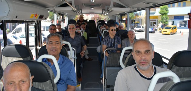 Otobüsle Konya'ya oy kullanmak için geldiler