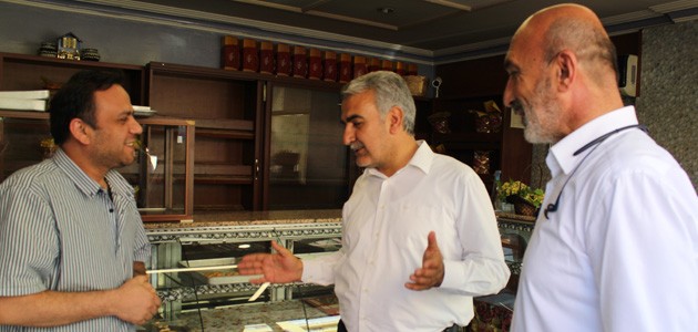 Angı ve Ağralı esnafı ziyaret etti