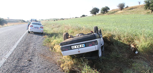 Konya'da trafik kazası: 3 yaralı
