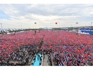 AK Parti'nin Büyük İstanbul Mitingi sona erdi