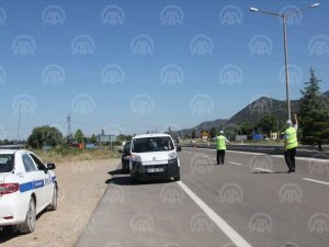 Seydişehir-Antalya karayolunda trafik yoğunluğu