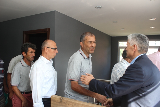 Başkan Gün personelle bayramlaştı