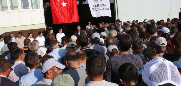 Karatay Belediyesinde bayramlaşma