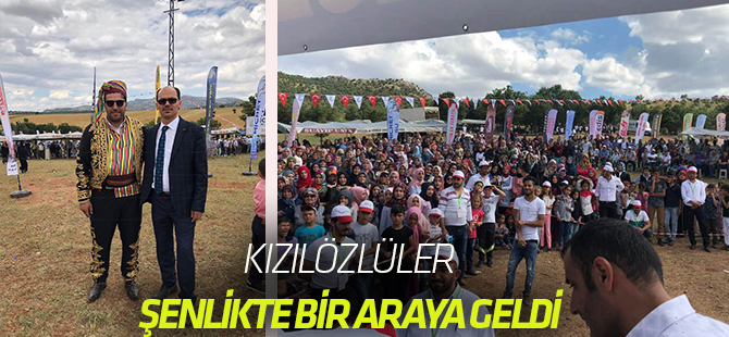 Kızılözlüler şenlikte bir araya geldi